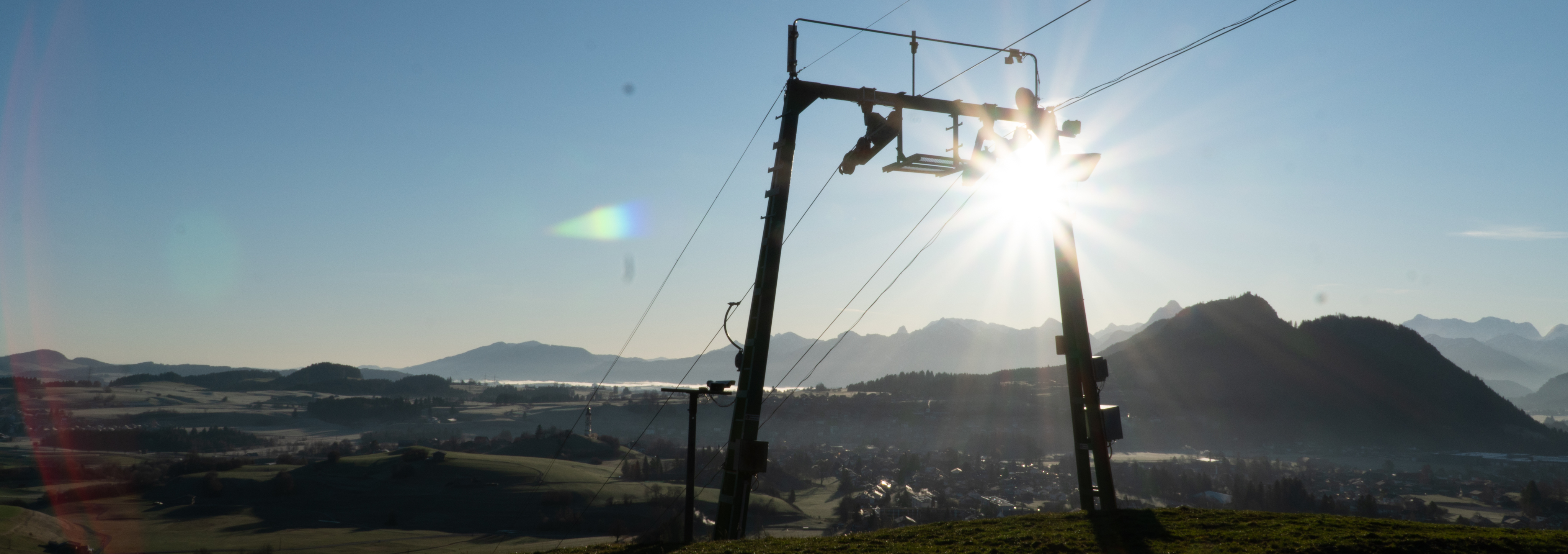 Sonnenlift Pfronten Röfleuten Ausstieg im Sommer